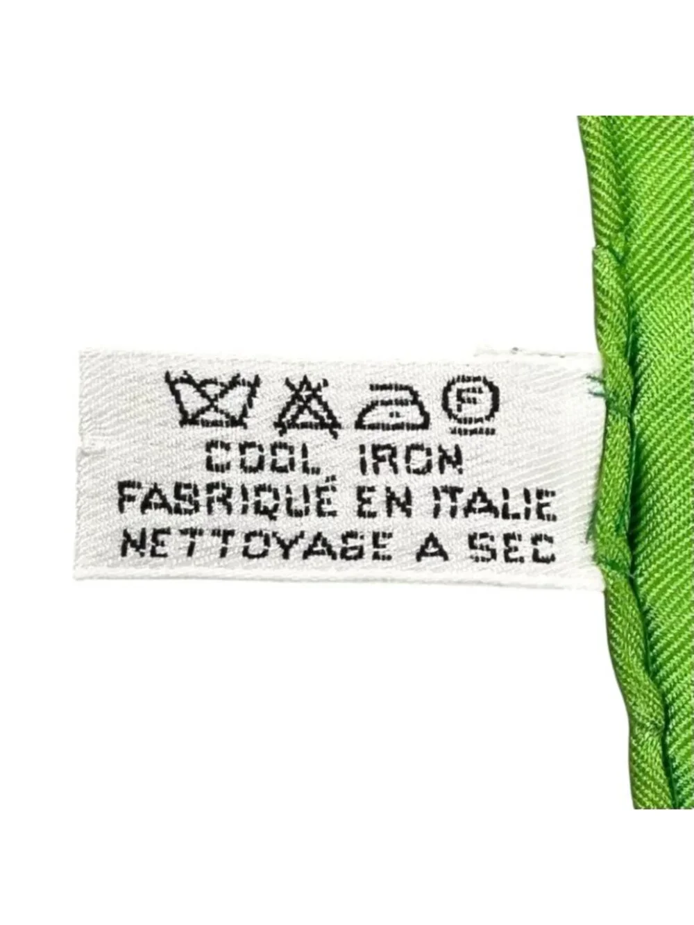 Celine Chain Coin All Over Print Silk Green Gold Scarf